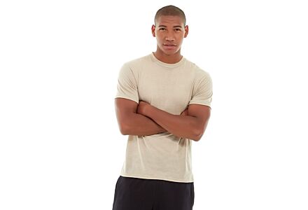 Aero Daily Fitness Tee-L-Brown