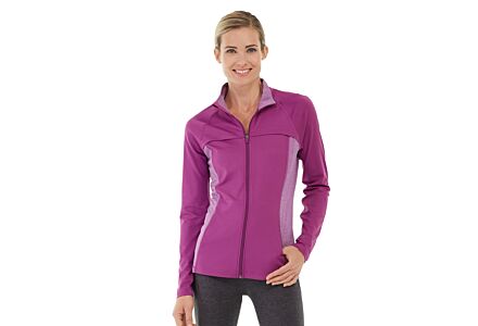 Inez Full Zip Jacket-L-Purple