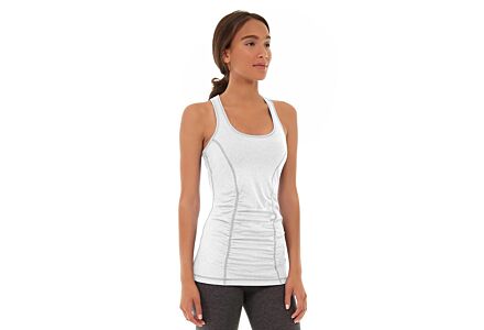 Leah Yoga Top-S-White